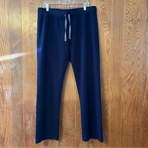 Figs Women Technical Collection Basic Scrubs Pants EUC Navy Yoga Waistband Large